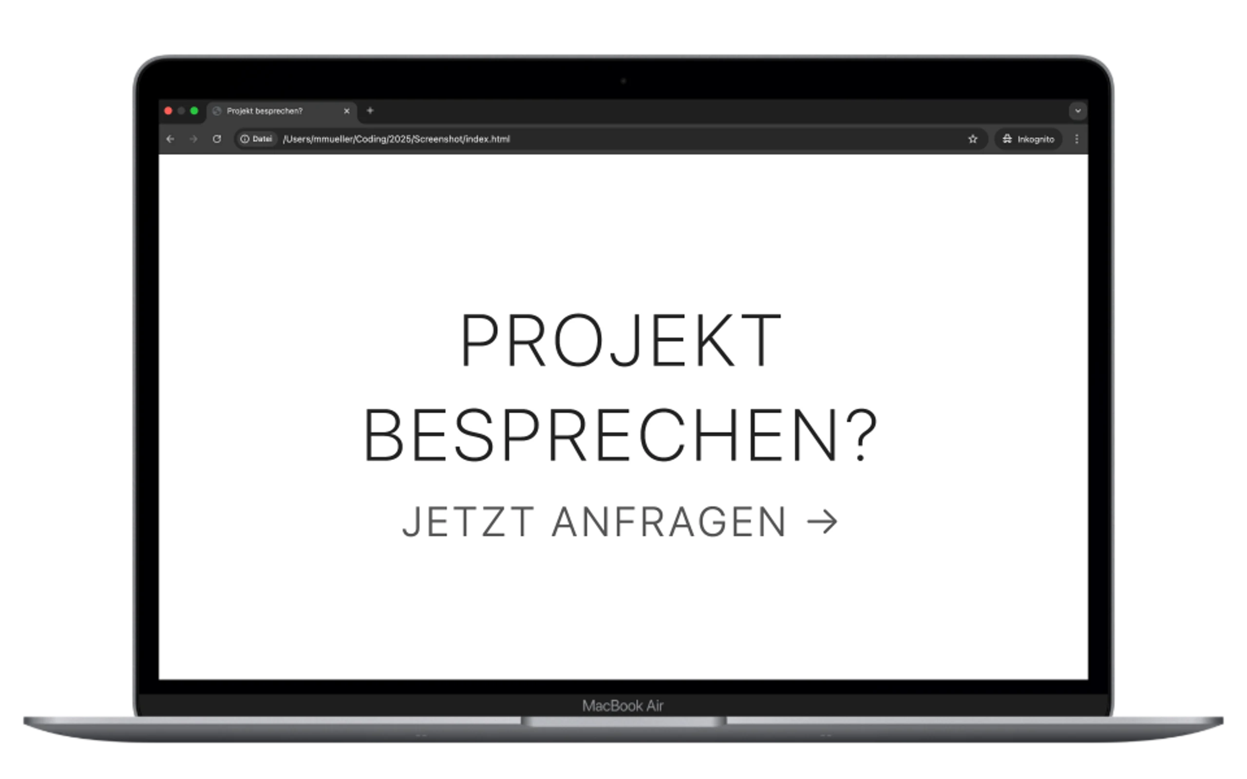 Ihr individuelles Webprojekt - Placeholder