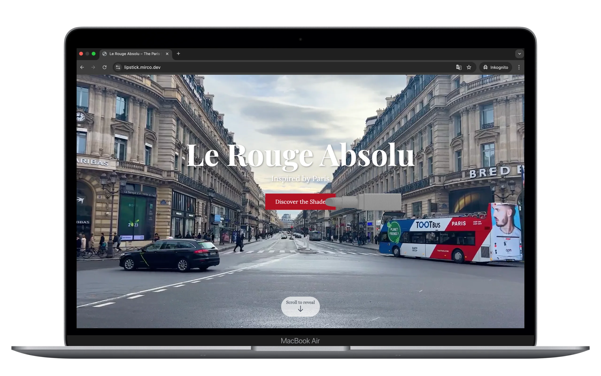 Cinematic Web Experience - 3D Animation mit Three.js